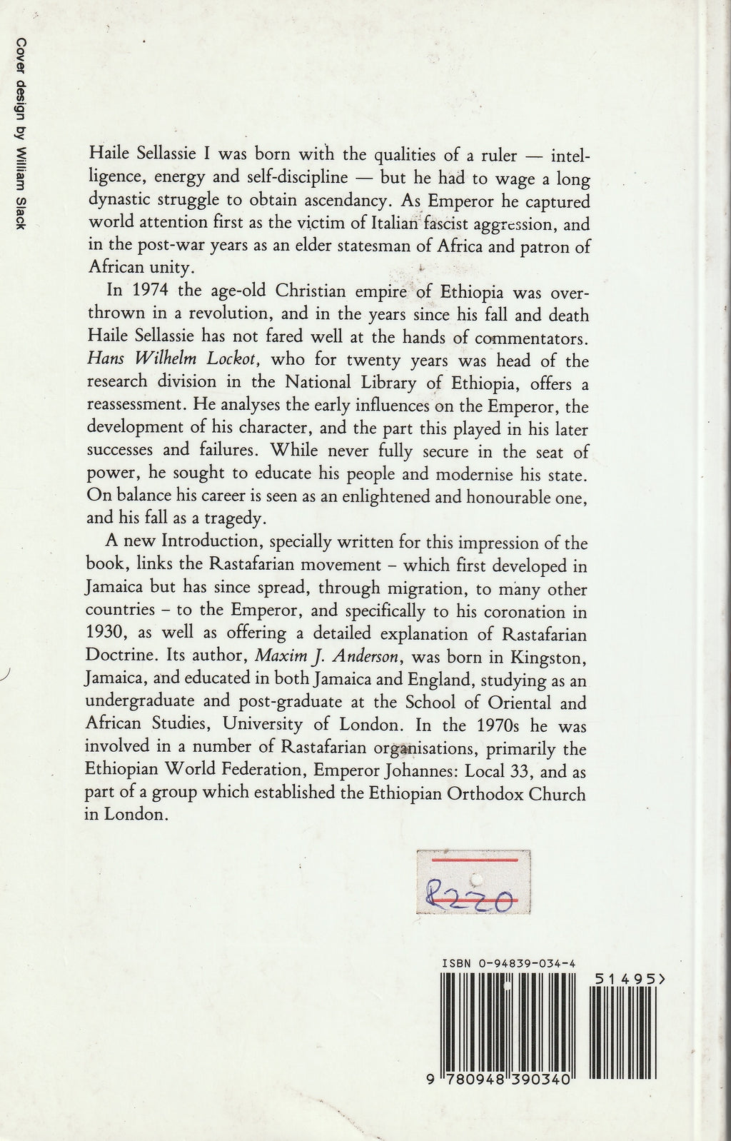 The Mission: The Life, Reign and Character of Haile Sellassie I by Hans Wilhelm Lockot