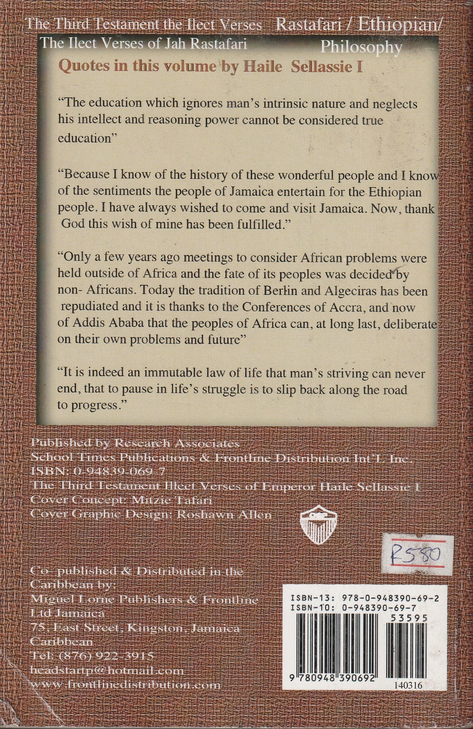 The Third Testament: The Ilect Verses - The selected speeches of Emperor Haile Sellassie I of Ethiopia 1918-1967