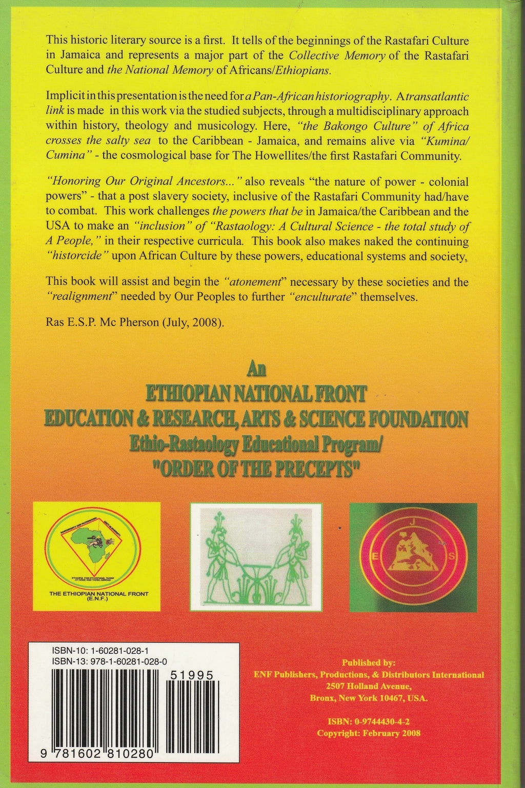 Honoring Our Original Ancestors: A Royal Ethiopic Salute to "The Gong"/The Howellites - The First Rastafari Announcer/Rastafari Community by Ras E.S.P. McPherson