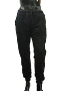 "Rasta Side Stripe" Black Joggers