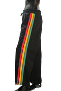 "Rasta Side Stripe" Straight Leg Sweatpants