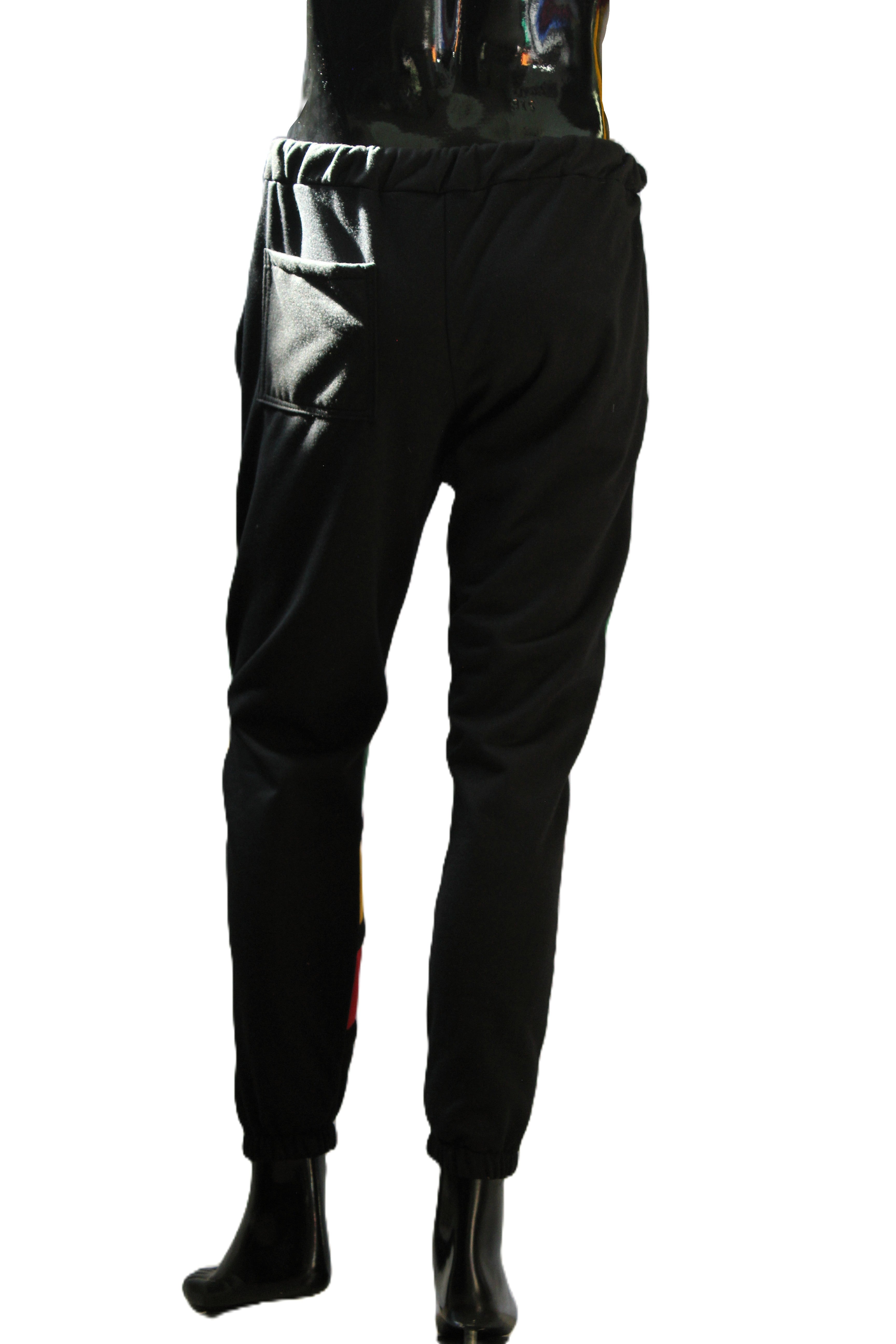 "Rasta Diagonal Chevron" Joggers