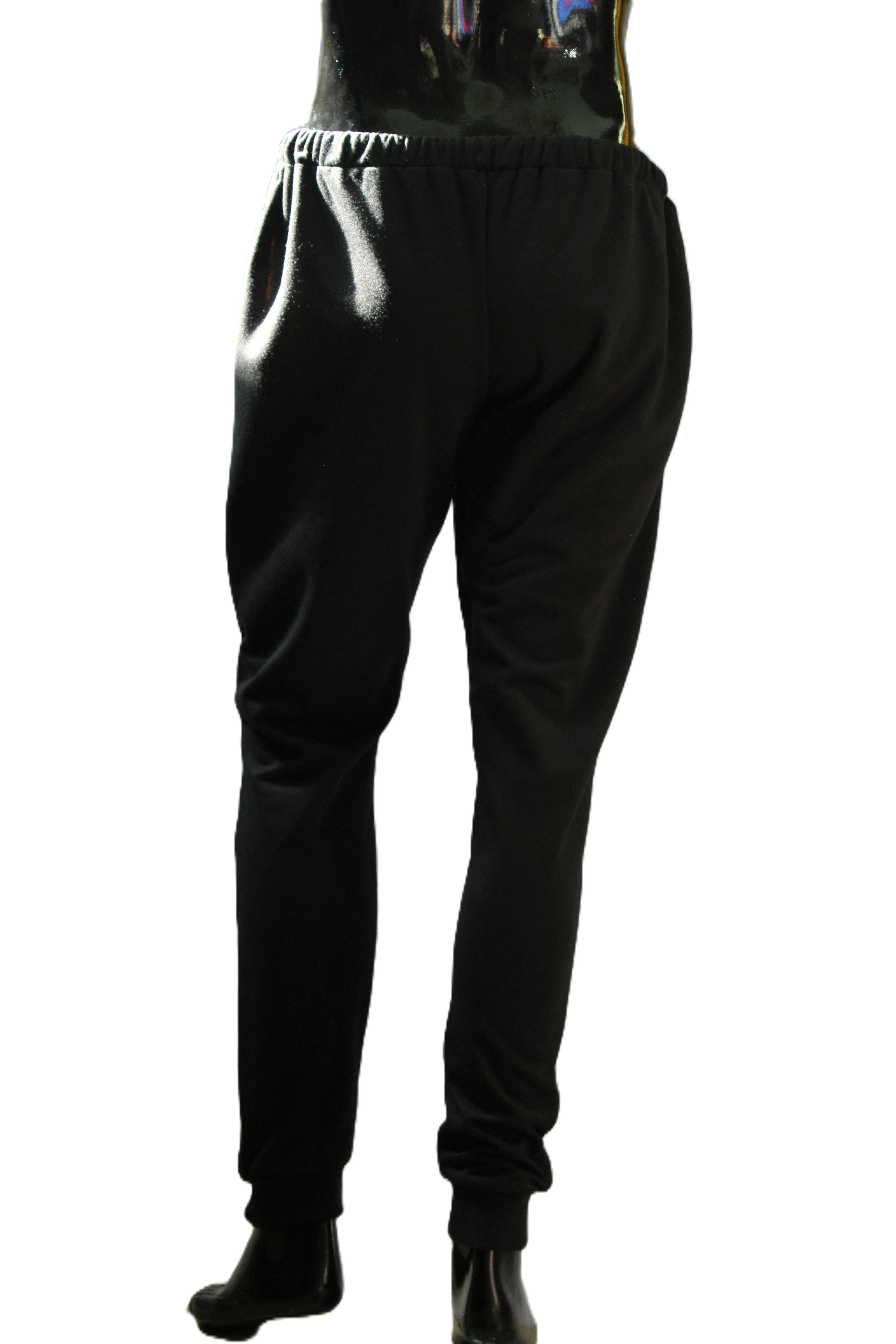 "Asymmetric Rasta Thigh-Block" Joggers
