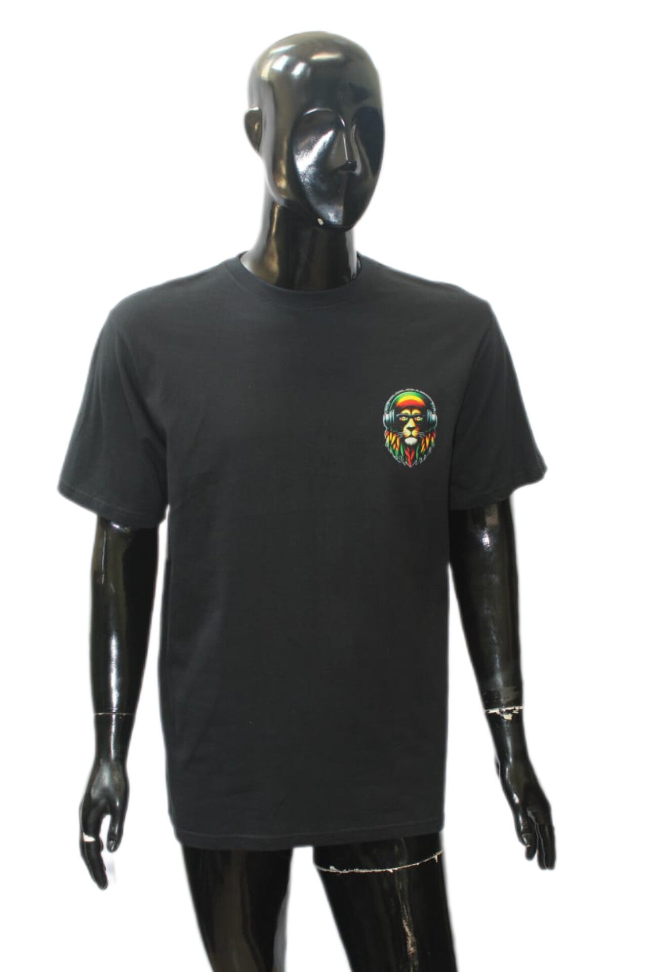 "Rasta DJ Lion" Graphic T-Shirt