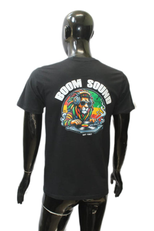 "Boom Sound Lion DJ" Graphic T-Shirt