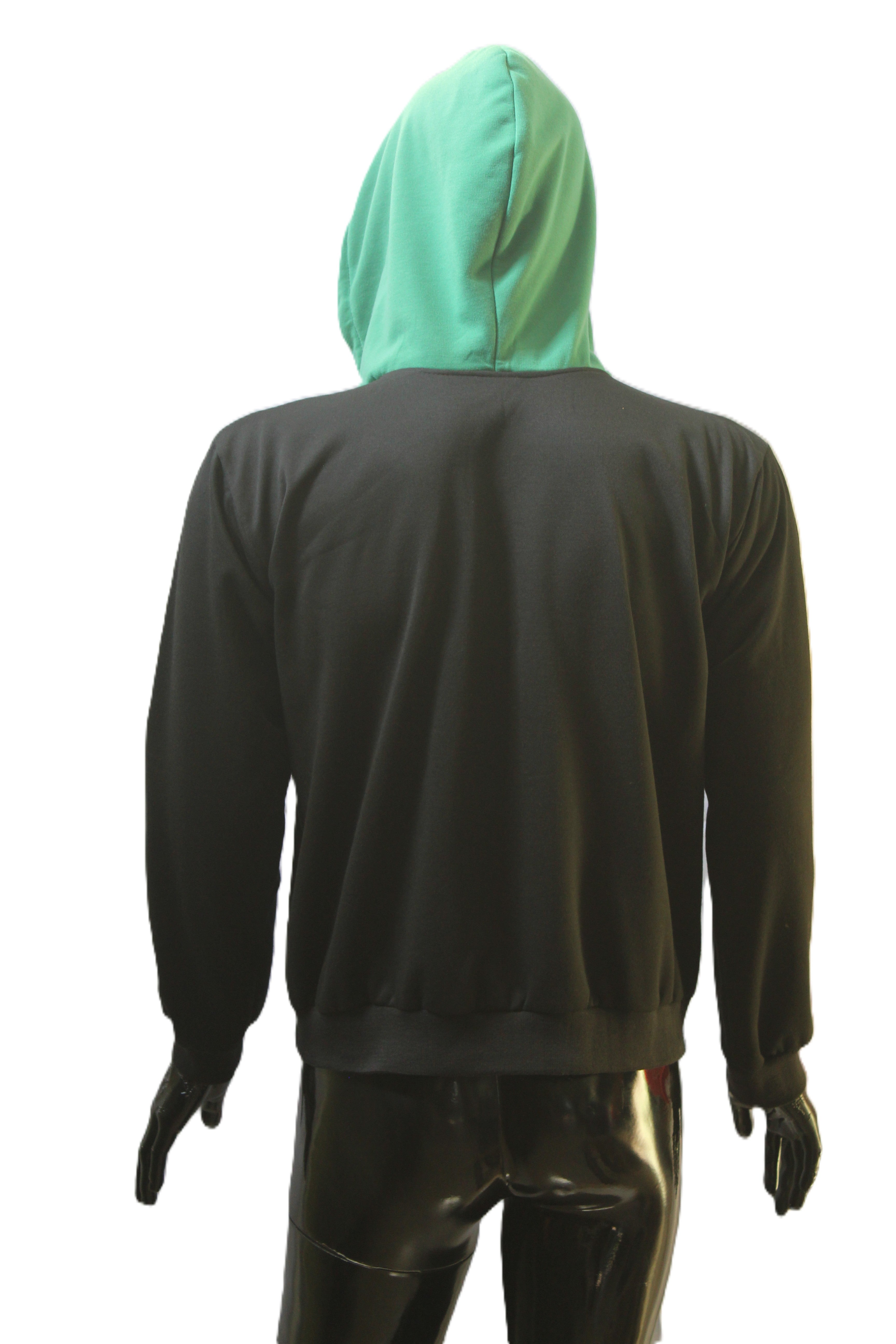 "Rasta Chevron" Zip-Up Hoodie